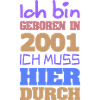 Je suis né en 2001