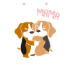 Meilleure maman beagle
