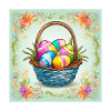 Easter Basket Picture Easter Motif