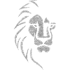 Silver Lion Head
