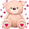 Cute cuddly bear