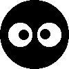 Hole Eyes Fun Toddler Black White Retro Pixel