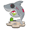 Shark Halloween Zombie
