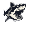 An Oldschool Cartoon Shark