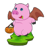 Pig Halloween Bat
