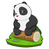 Panda Tree Trunk