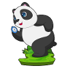 Panda Jogger Stopwatch Jogging