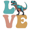 LOVE Trex Tyrannosaurus rex Dinosaur