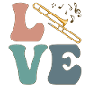 LOVE Tromboniste Instrument Tromboniste