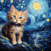 Chat, motif chat, cadeau