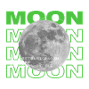 moon green graphic