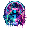 Neon Cyber Controller - Retro Gaming Power