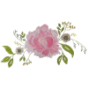 composition florale horizontale