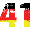 41 Numéro Allemagne Jersey