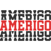 Amerigo t-shirt gift idea stacked text