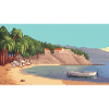 Zlatni Rat, Croatia - Pixel Art