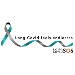 Long Covid feels endless Awareness logo light bkgr