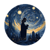 NICU Mom Starry Night Shirt