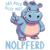 Hippo Hippo Complain Complainer Nölpferd