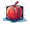 Würfel Apfel Cube Apple