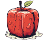 Würfel Apfel Cube Apple
