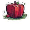 Würfel Apfel Cube Apple