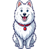 Happy Grinning Samoyed