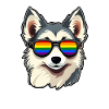 LGBTQ Husky