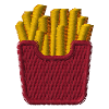 Frites brodées