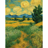 Landscape in sunset