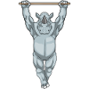 Rhino Bodybuilder Pull-Ups Musculation
