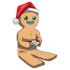 Gingerbread Man Christmas Gamer