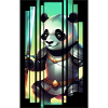 Panda chevalier