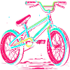 Vélo BMX Vaporwave
