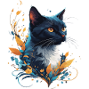 Bunte Katze