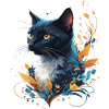 Bunte Katze