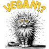 Cat vegan, Comic