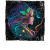 Vierge zodiaque aquarelle aquarelle Boho
