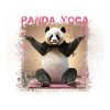 panda yoga,panda,yoga,graffii,painting