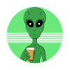 An Alien Having Fun