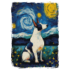 Bullterrier Starry Night