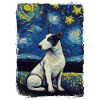 Bullterrier Starry Night