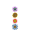 Floral Peace Sign