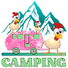 Camping Kids Chickens - Caravan