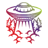 Retro Flying Saucer