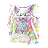 Cadeau mignon renard arctique