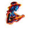 Ukulele player Steamwave
