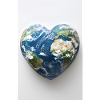 Terra Cuore Pianeta Cuori Mondo Forma Del Cuore