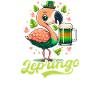 Irischer Flamingo St. Patricks Lepringo
