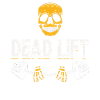 Funny Skeleton Deadlift Weights T-shirt